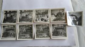 早期工厂调试设备黑白照片9张。