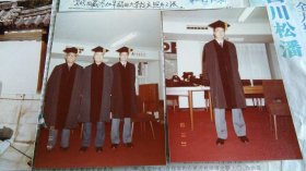 原北京大学党委书记王学珍旧藏早期参加早稻田大学校庆照片3张。