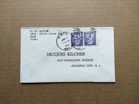 【集邮品收藏拍卖 美国1953年自由火炬邮票实寄封 商品如图】集2401-11