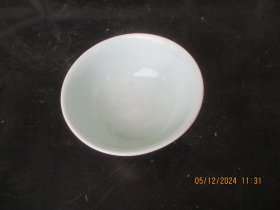 1962年，瓷器碗，上平口直径11cm高6cm，上海市博物馆，品好如图。