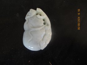 玉器，老玉挂件，长5cm3cm厚1cm，品好如图。