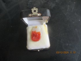 玉器，精美玉挂件，长3.6cm2.3cm，品好如图。