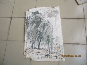 福建老师，广雄山水画，品好如图。