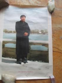 宣传画《毛主席像》1967年，一大张，长53cm38cm，人民美术出版社，品以图为准。