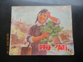 品好连环图《海菊》1975年，1册全，一版一印，浙江人民出版社，品好如图。