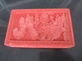 漆器盒一件，长10cm16cm高4cm，品好如图。