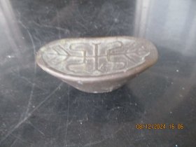 清朝，铜元宝一梅，长8cm4cm高3.5cm，品以图为准。