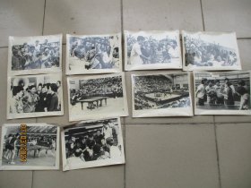 新华通讯社新闻展览照片《中国运动员风采》70年代，10张合拍，品好如图。