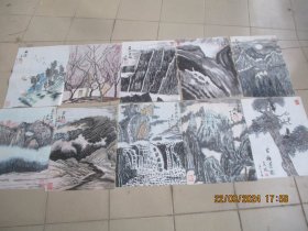 春到寻常百家姓字画，10张合拍，品以图为准。