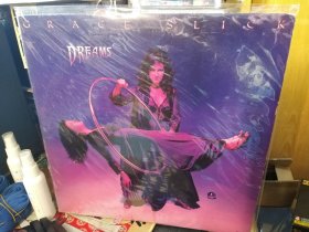 Grace Slick 迷幻摇滚女歌手 黑胶唱片LP 代表专辑 Dreams  Jefferson Airplane女主唱 1980年美首版