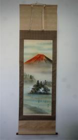 《春峰》，画心尺寸：106.5cm x 40.5cm ,【日本回流书法绘画专场】库房编号：H21122902