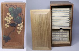 《历代诗学 精选（17册全） 》 木箱 （正集+续集）写刻。嘉永六年 ，和刻本。