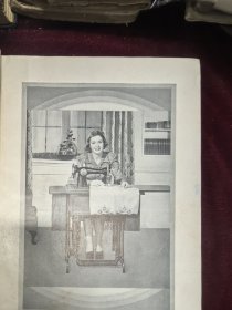 艺术刺绣机花边工艺 十六开铜版纸 外文1941版 225页