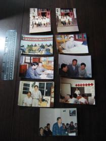 老照片：南京大学教授包浩生旧藏，八九十年代校内合影彩照9张
