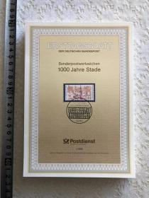 【联邦德国（西德） 1994 全年43张全套（含小型张）全新  出世纸 首日邮票纪念邮戳】，品相如图，实物拍摄，邮寄多单邮费合并。