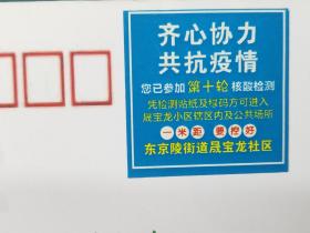 FP11-1046 《祖国医疗队驰援香港纪念封》 加贴 核酸检测卡片 一套二枚 空白封 辽阳集邮沙龙 2020年8月2日 仅印 100枚