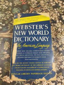 WEBSTER'S NEW WORLD
DICTIONARY ofthe Amerian Language