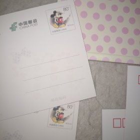 迪士尼明信片（米妮的祝福）150套（六枚一套）