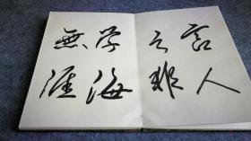 轶名书法精品册页一册28页全，宣纸双层精裱，书法功力大家风范。17x12x2cm。
