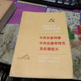 陕西党史专题资料集5中共安康特委中共安康军特支及安康起义(含安康起义前安康地区的社会情况等)
作者:  中共陕西省委党史资料征集研究委员会
出版社:  不详
出版时间:  1985
装帧:  平装