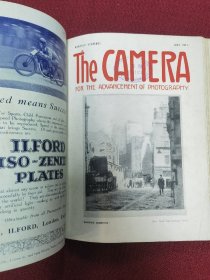 1926年  the camera  外国摄影画册杂志合订本一册 第十六开 6册