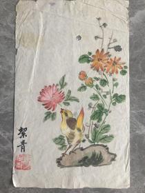 胡洁青花鸟小品