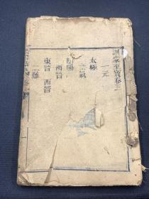 清代木刻板训蒙至宝，卷三＇一册全、A203