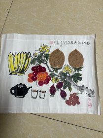 南京老画家 平尺  精品国画