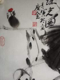 高级珍藏版老纸！保证真迹送礼投资收藏得者惜缘！藏友们只要是真迹！就不要错过这个村！就没这个店！收藏书画200年就是文物价值！就在一瞬间值得拥有珍惜，切记郭，啟，恒，郭，庆，金实力派书画篆刻家，河南省书法家协会会员，毕业中国艺术研究院，求学中央美院，首都师范大学，国家画院，北京师范大学等，任中国中南海画院院士，滑州书画院院长。好东西转眼即逝 几十年也不算短 也许就是一辈子 望珍惜！ 错过已不再有！