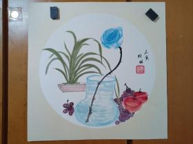 玲珑老师卡纸花鸟