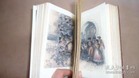 1900年英文原版，世界名著莱文格罗，全摩洛哥羊皮精装，豪华古董书，精美绘图版。开本大小：16 * 11 * 3.4 厘米 。酒红色摩洛哥羊皮精装；书脊为后世羊皮重装；上金口；原藏家新配补精美插图数张。