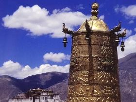 【影像书屋】90年代，西藏布达拉宫，彩色反转片底片1张， YJ238