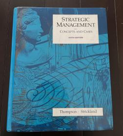 STRATEGIC MANAGEMENT Concepts And Cases   超厚册