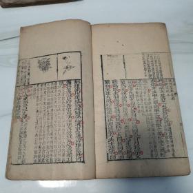 清中期，原装两册六卷全品好，周礼集解节要，锡山高紫超先生原本，邓恺纂订