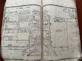 4⃣️清 乾隆 白纸刊本 湖北地方志《荆门州志》存原装 四厚册 河北任丘舒成龙撰修 此书乾隆原本极为少见 偶见同治再修本  版画不同其他县志 此书夹在书中间部分 书有小瑕疵 参图出价