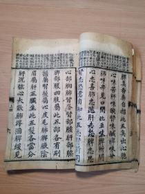 清代四川医学大家三台胥紫来的著名医学著作《闽蜀医三字经》巨厚一册全！！最后有几页缺页，序缺半页。