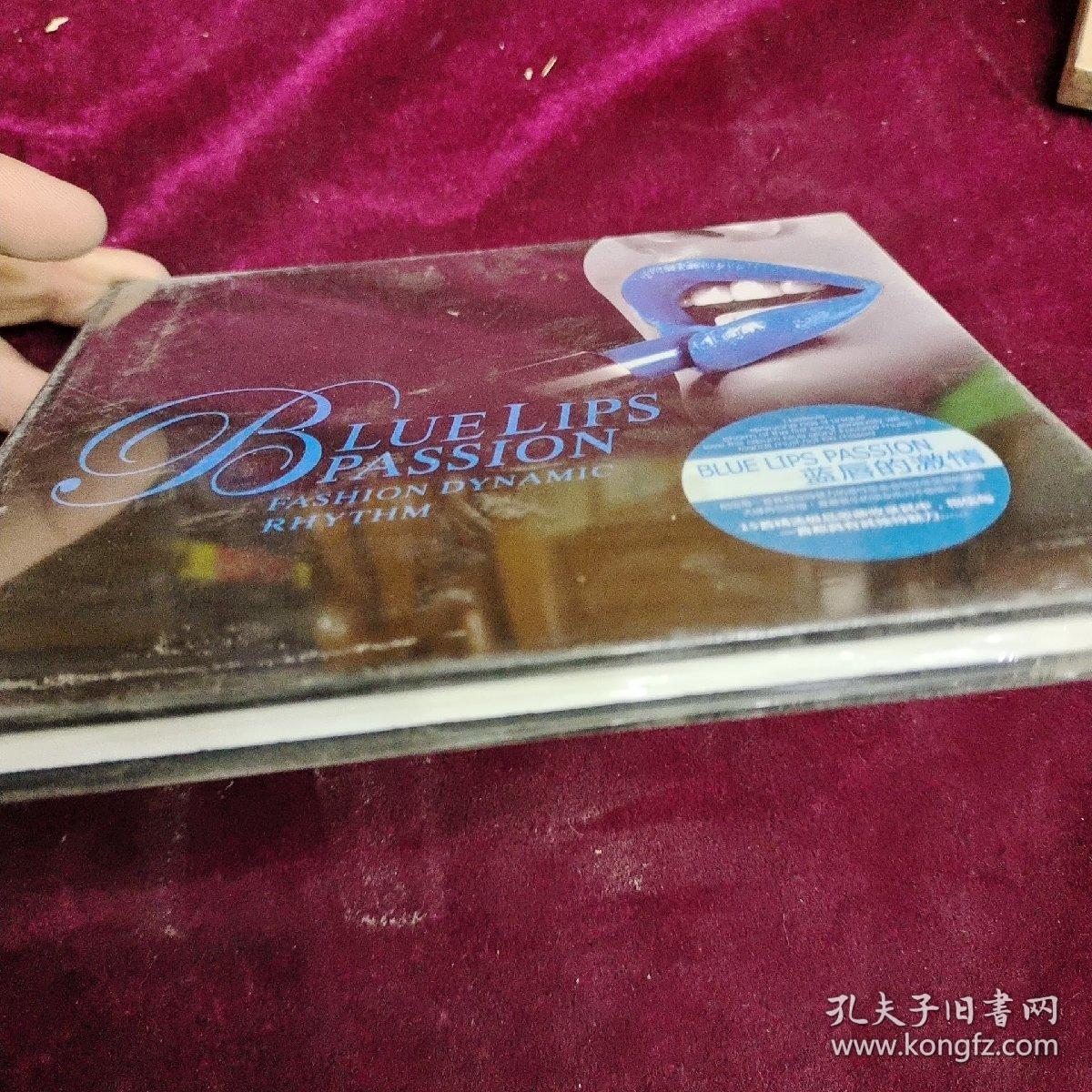 正版好品CD：～（英文CD）“蓝唇的激情”（未开封）