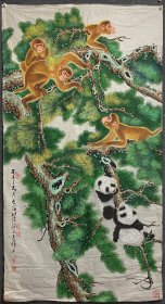 保真出售 周北溪 夏铭见合作精品 180*96厘米 约15.5平