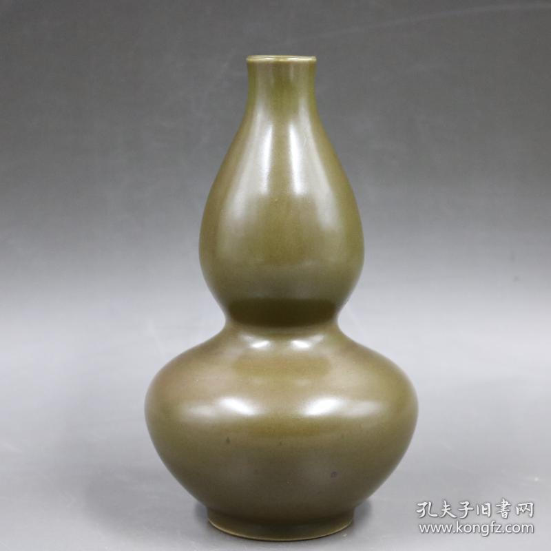 早期收藏——明万历【茶叶沫釉葫芦瓶】 器型周正 釉肥厚莹润饱满 造型古朴典雅 非常精致 品相好