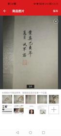 河南美协女画家郭凤军，双虎图工笔画绢斗方镜片，手绘，购于微拍堂。亏本。36x38Cm。保真退