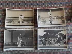 民国老照片  日本舞台剧  剧照12张  感觉和中国戏剧、话剧很相似  题材新颖  内容少见  品相极佳
