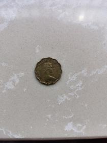 香港伊丽莎白女王头像铜币2毫，1982版