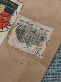 亚非乒乓球友好邀请赛邮票8分+2分航空实寄封，北京1972.3.31日戳  落戳金华 含信札