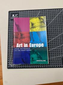 art in Europe 艺术在欧洲。pascal bonafoux。assouline. 2001. 铜版纸艺术书