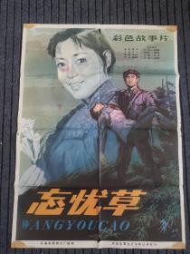旧藏老电影海报【忘忧草】