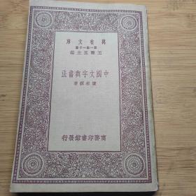 民国20年初版《中国文字与书法》一厚册~~内页大量珍贵碑文插图