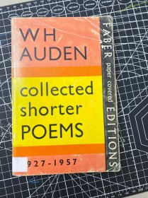 奥登。w.h.a auden. collected shorter poems 短诗集。 faber 1966