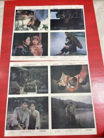 （电影海报）生死树（二开剧照一套）于1984年上映，深圳影业有限公司摄制，品相以图为准