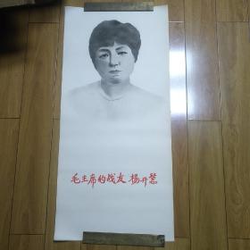 改革开放初素描宣传画(41x88.5cm)杨开慧