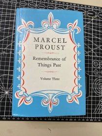 普鲁斯特marcel Proust. remembrance of things past. vol.3. 1981 chatto and windus. 巨著。
